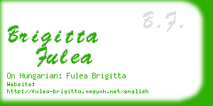 brigitta fulea business card